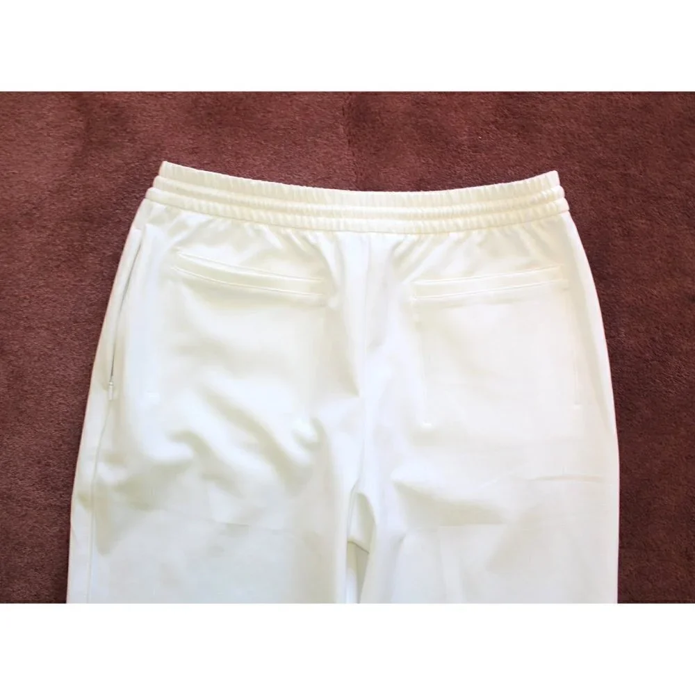Athleta Endeavor Wide Leg white Women Pant Size 12 Drawstring elastic waist - Picture 7 of 12
